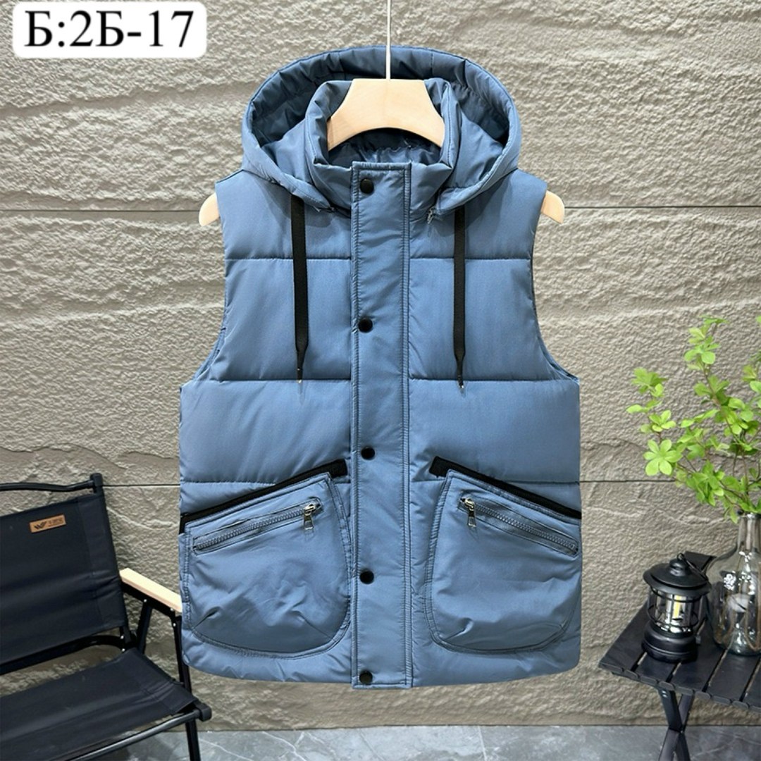 жилет с капюшоном мужской,жилет с капюшоном,теплый жилет,жилетка с капюшоном,жилетка теплая