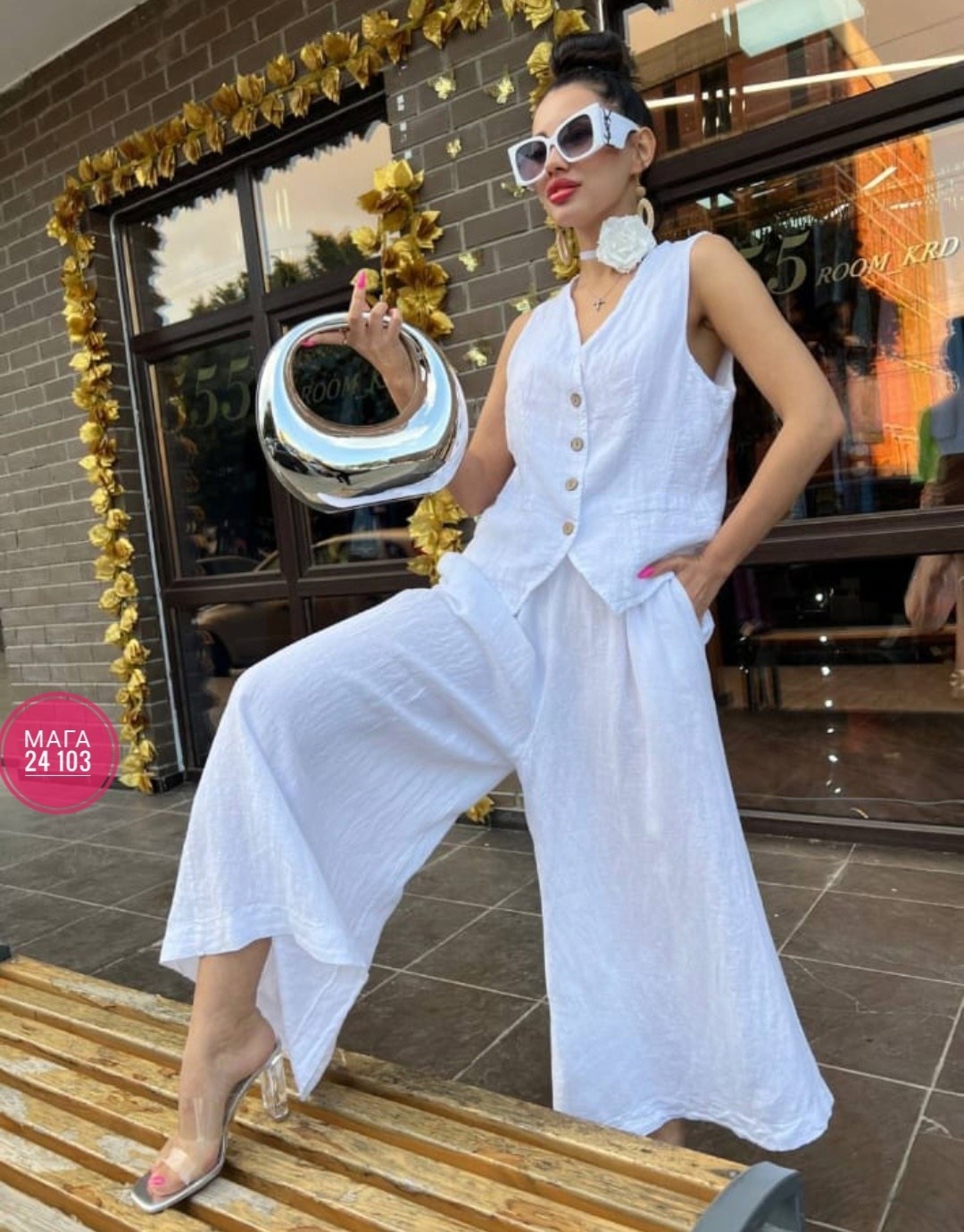 джинсовый костюм брючный палаццо с жилетом vera nova,джинсовый костюм брючный палаццо с жилетом vera nova 327890108,джинсовый костюм брючный палаццо с жилетом vera nova цвет синий,джинсовый брючный ко