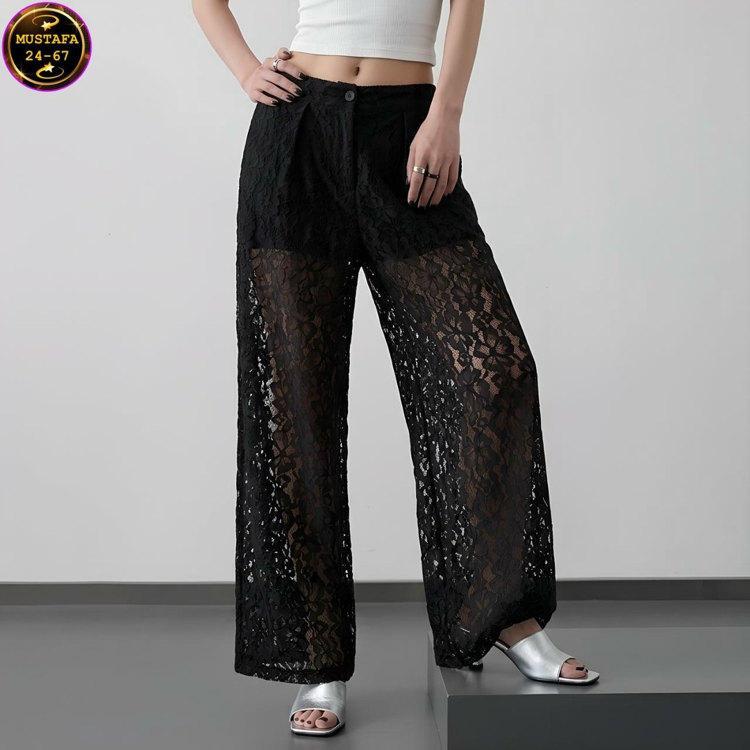 кружевные брюки,брюки с кружевом,женские прозрачные кружевные свободные брюки,брюки из кружева,штаны кружевные