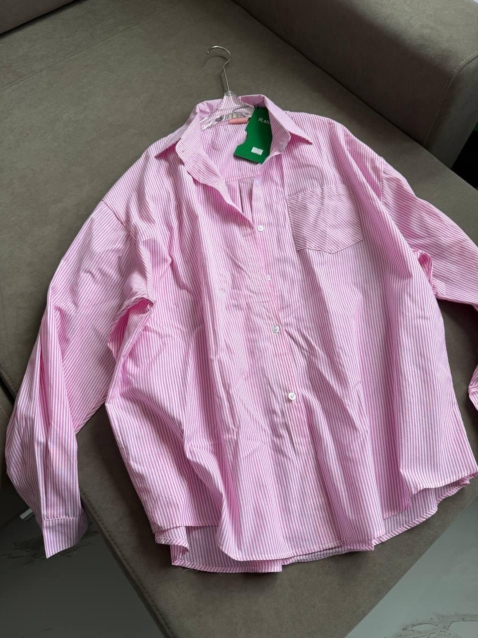 женская рубашка,zara рубашка в полоску оверсайз розовый,рубашка в розовую полоску женская,рубашка розовая,рубашка оверсайз в полоску розовая