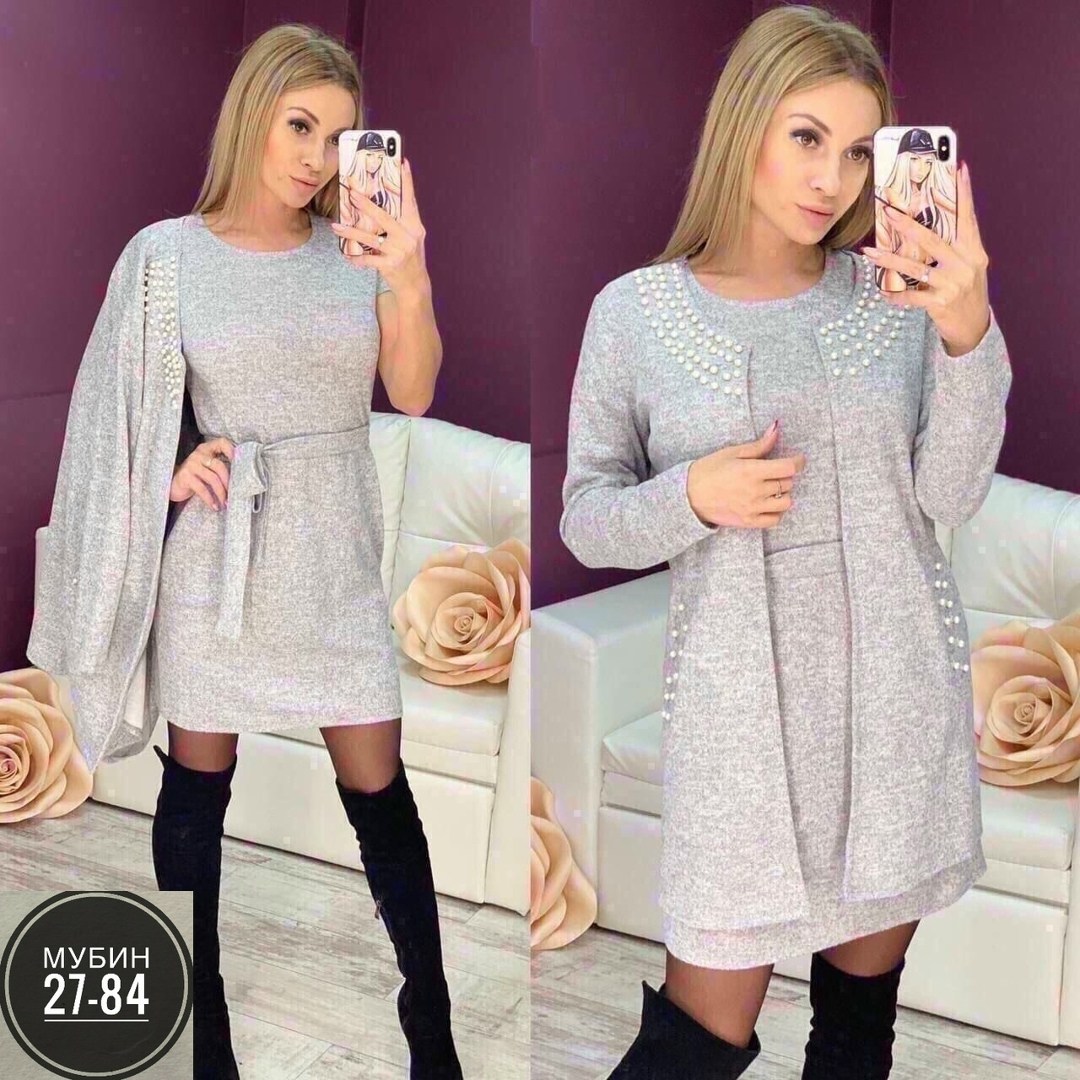 платья двойка,платье двойка ангора ,теплое платье,женское платье теплое,одежда для женщин