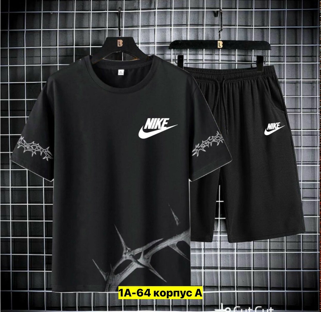 мужская мода,костюм летний с шортами и футболкой спортивный,мужская футболка,футболки nike,футболке