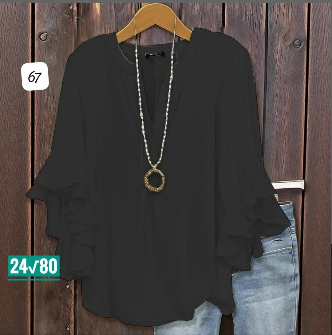 блузка женская,повседневная блузка,блузка с оборками,женская блуза,блузка с рукавами