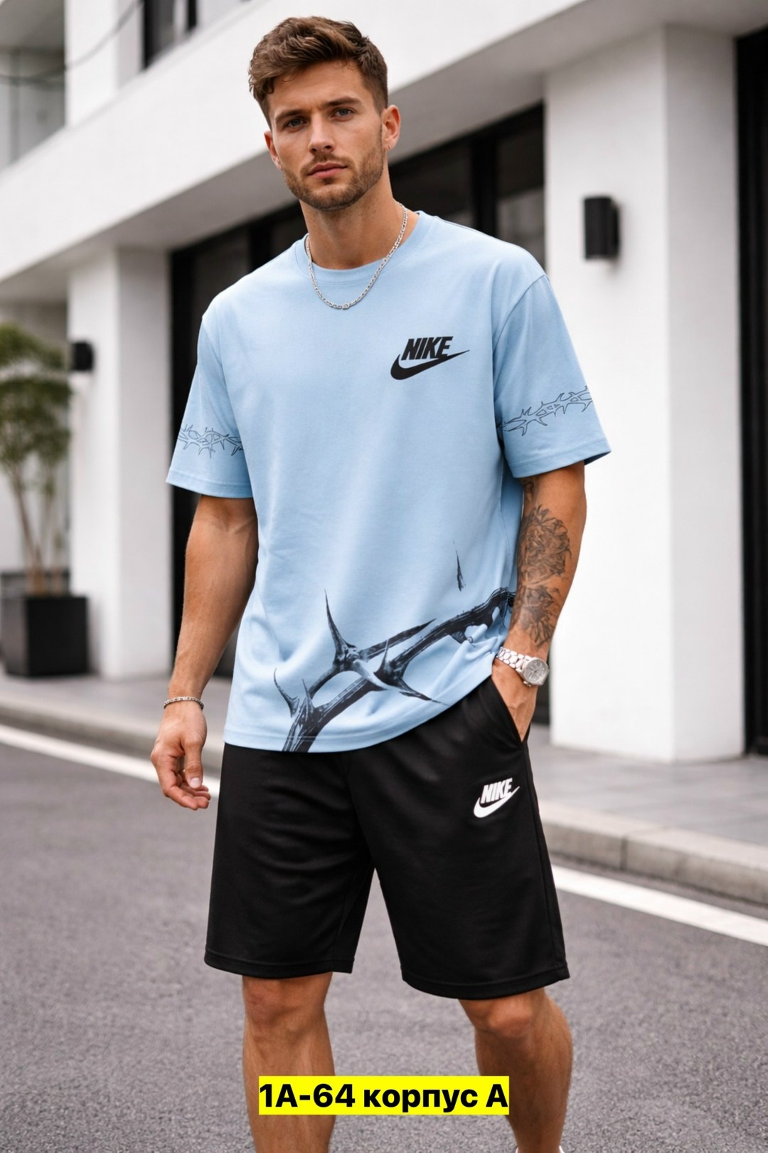 мужская мода,костюм летний с шортами и футболкой спортивный,мужская футболка,футболки nike,футболке