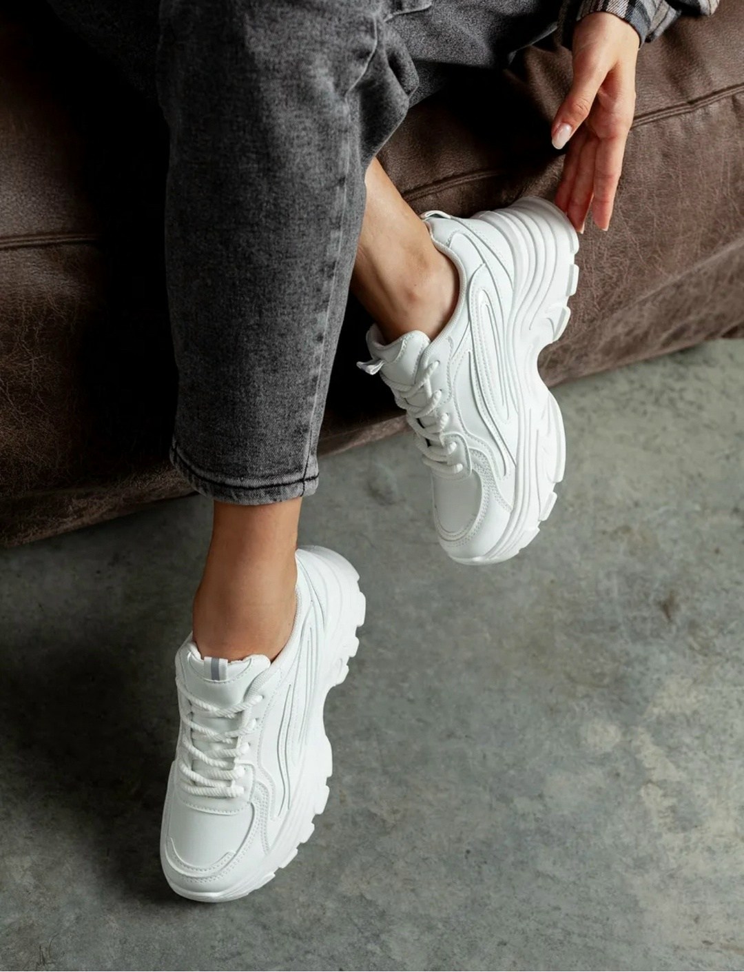 ,кроссовки женские,белые кроссовки женские,кроссовки женские белые спортивные на высокой подошве perfectium,кроссовки женские белые спортивные