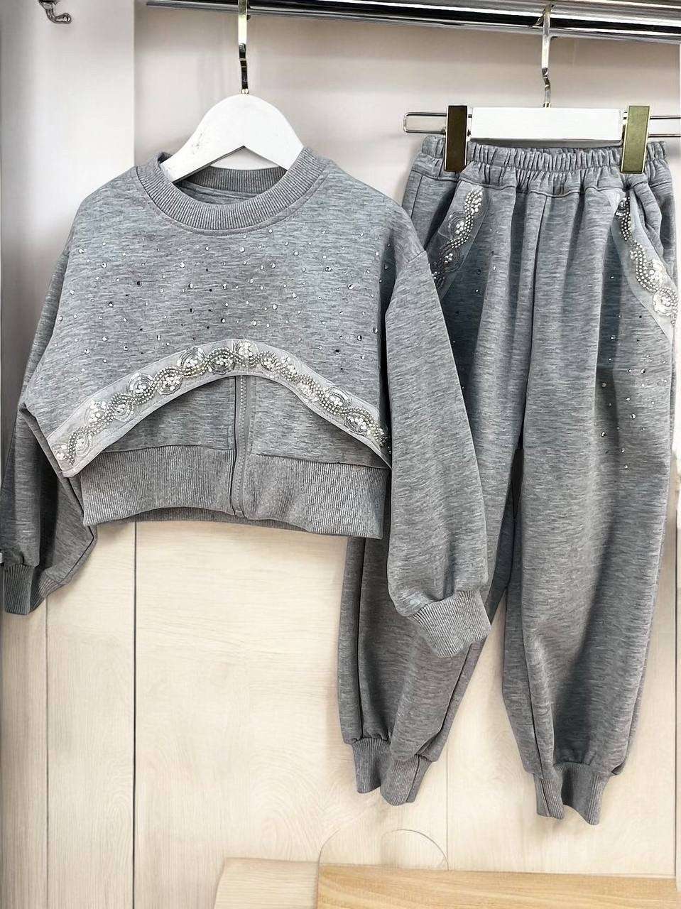 спортивный костюм для девочек,серый спортивный костюм для девочек-подростков,повседневный костюм,костюм подростковый,костюм для девочек
