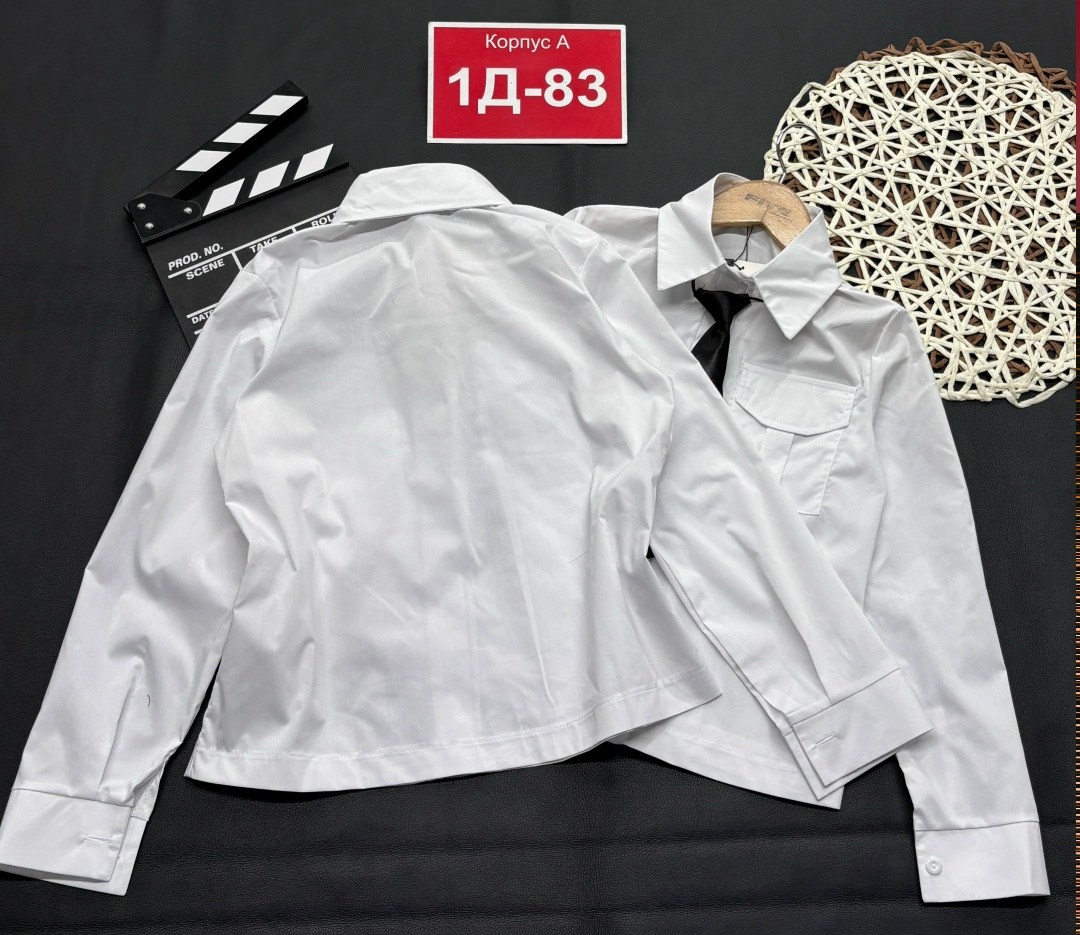 рубашкa школьная,рубашка для девочек,рубашка блузка,детская рубашка,блузка с галстуком