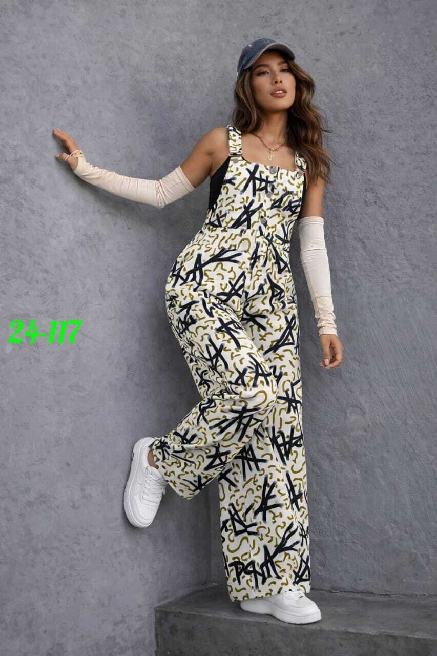 женские комбинезоны,элегантные комбинезоны,модный комбинезон,комбинезон с принтом,комбинезон повседневный