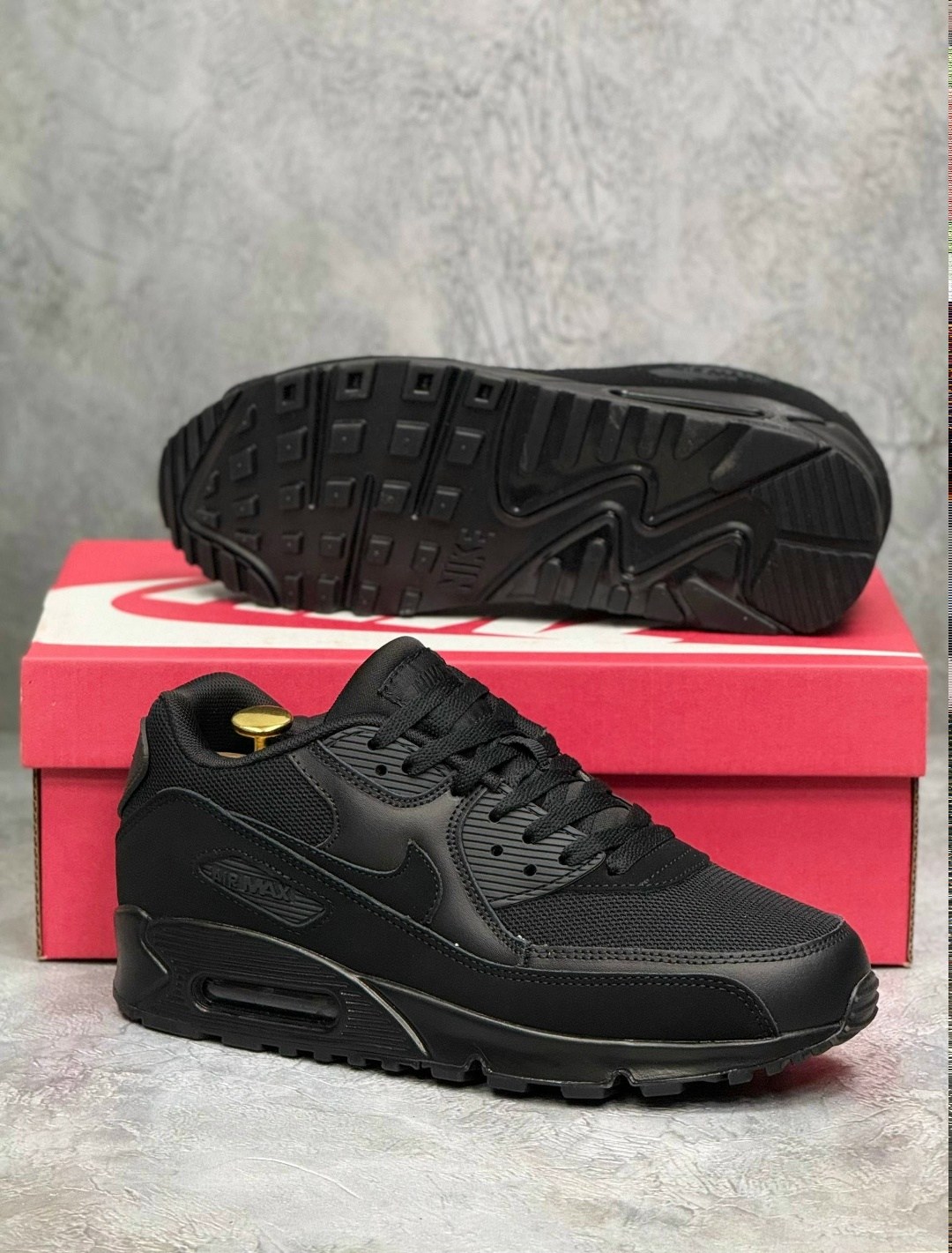 кроссовки nike air max 90,кроссовки,кроссовки nike air max 90 кожаные черные,кроссовки мужские nike m air max 90 черные,nike air max 90 black
