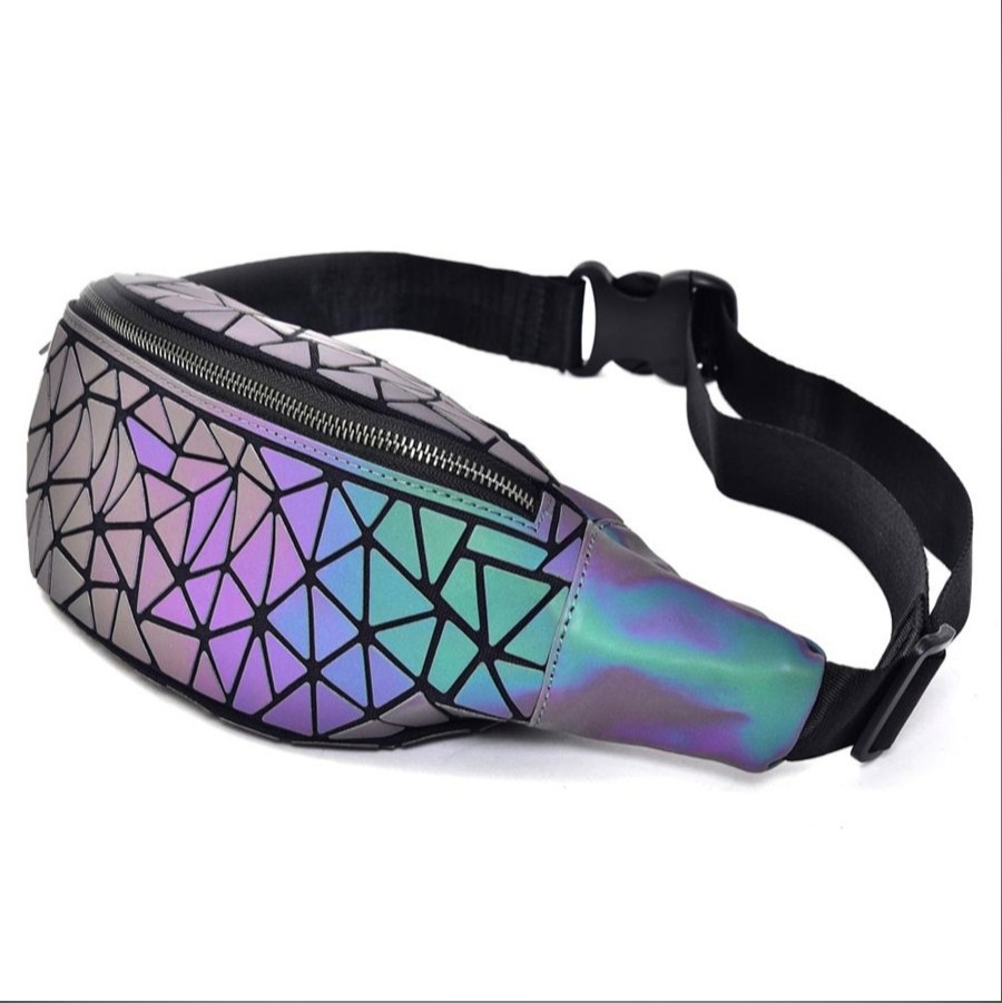 сумка на пояс женские хамелеон,женская поясная сумка,светоотражающая поясная сумка,сумка хамелеон,сумка-поясная, голография