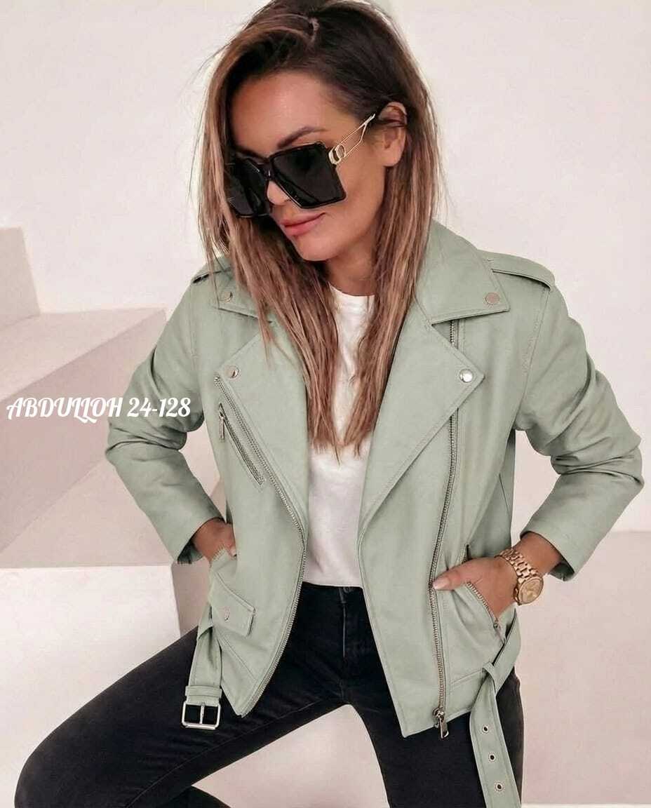 куртка женская,куртка из экокожи,косуха куртка кожаная оверсайз m.story,куртка-косуха,куртка кожаная