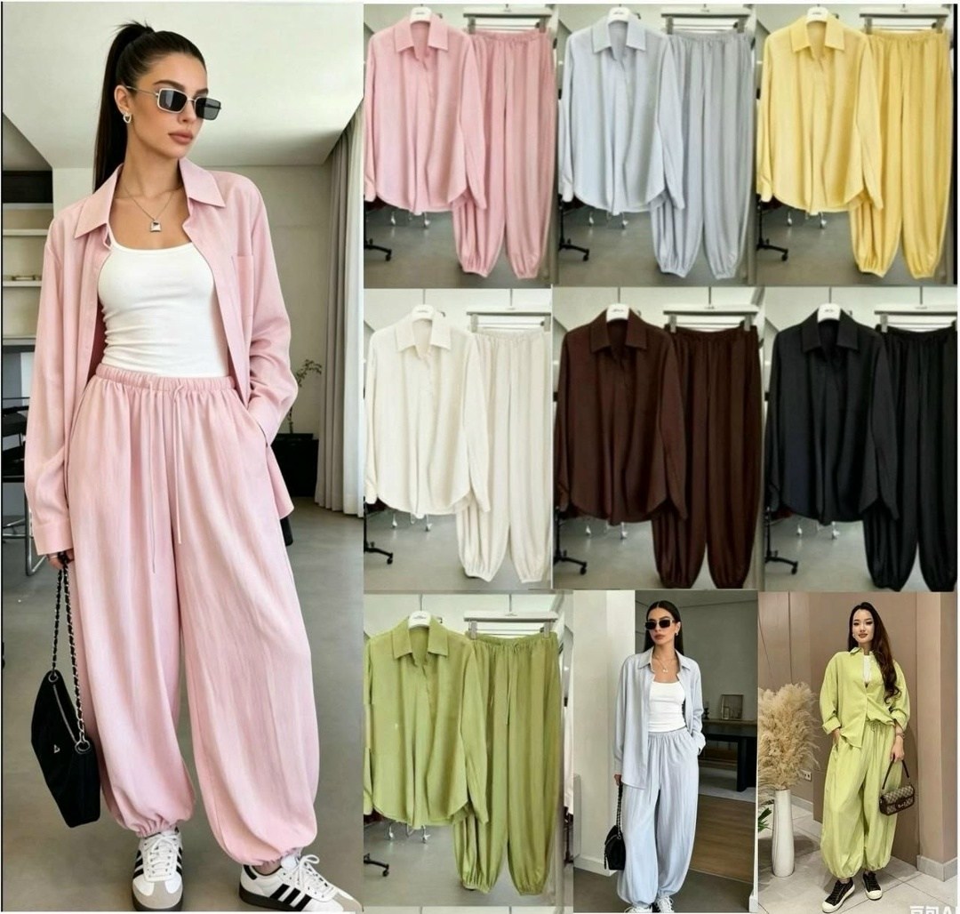 рубашка прямая свободного кроя,костюм с брюками,женская рубашка,брюки широкие