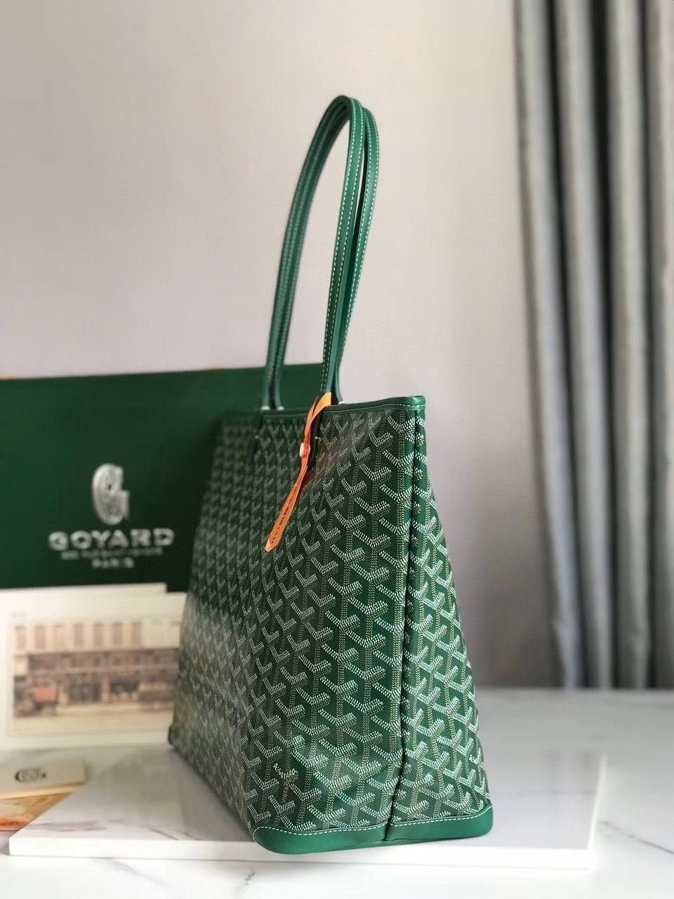 зеленая сумка гоярд,сумка goyard,сумка,модная сумка,зеленая сумка