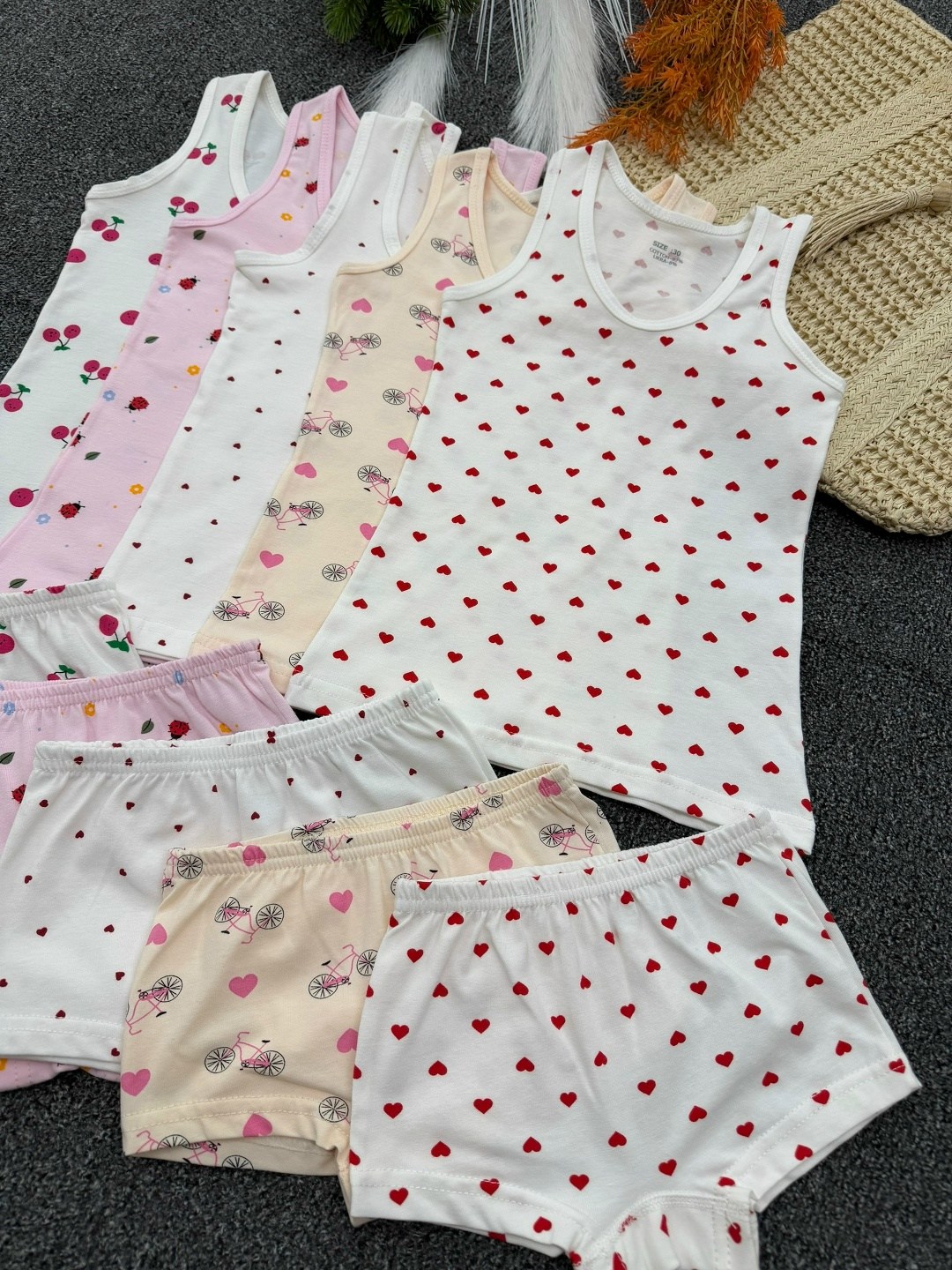 детское белье для девочек,комплект белья для девочки,нижнее белье для девочек комплект,комплект майка трусы для девочки,белье для девочки