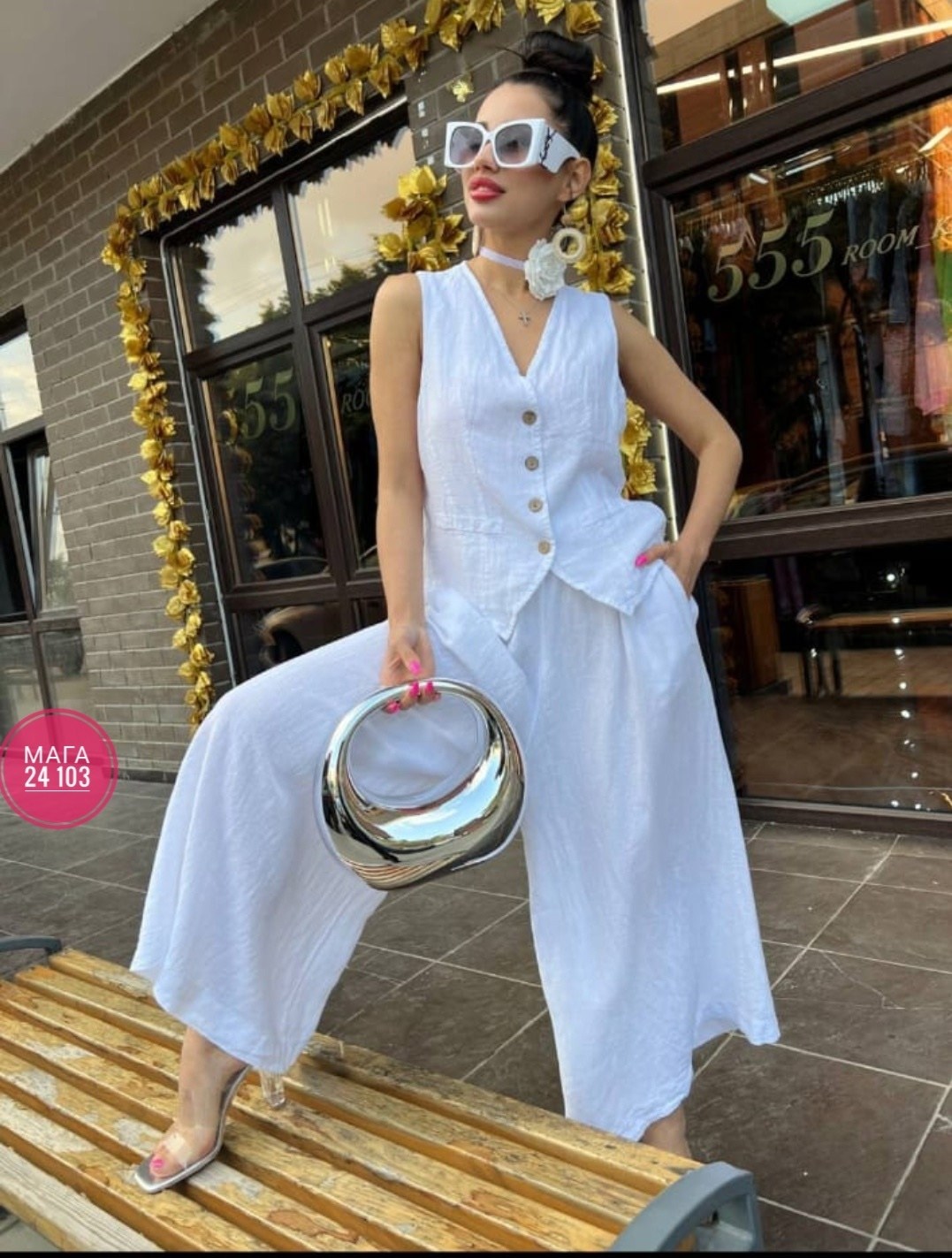 джинсовый костюм брючный палаццо с жилетом vera nova,джинсовый костюм брючный палаццо с жилетом vera nova 327890108,джинсовый костюм брючный палаццо с жилетом vera nova цвет синий,джинсовый брючный ко