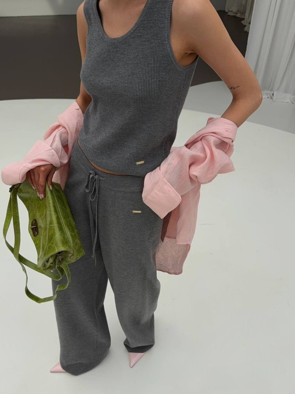 костюм женский,широкие брюки,стильные наряды