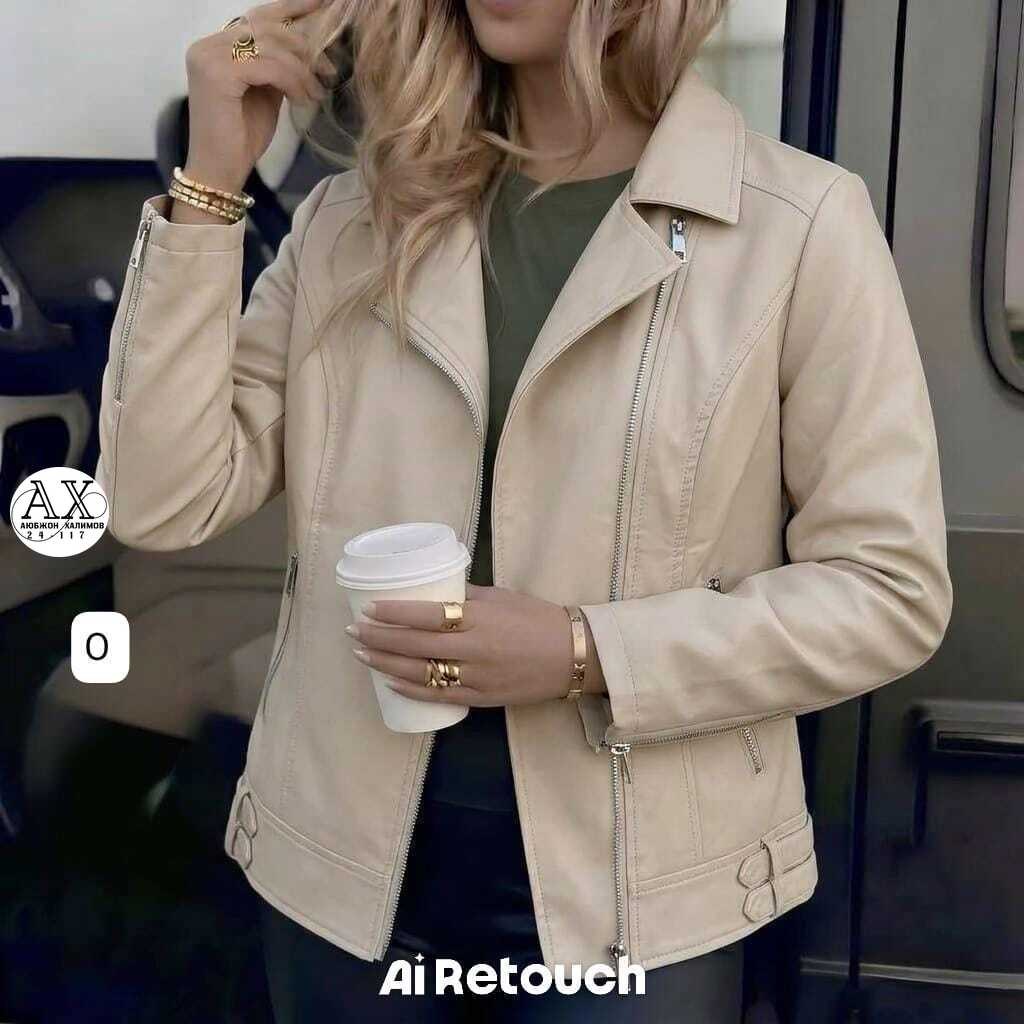 куртка кожаная,куртка косуха женская,куртка женская бежевая,кожаная куртка женская бежевая,куртка из экокожи