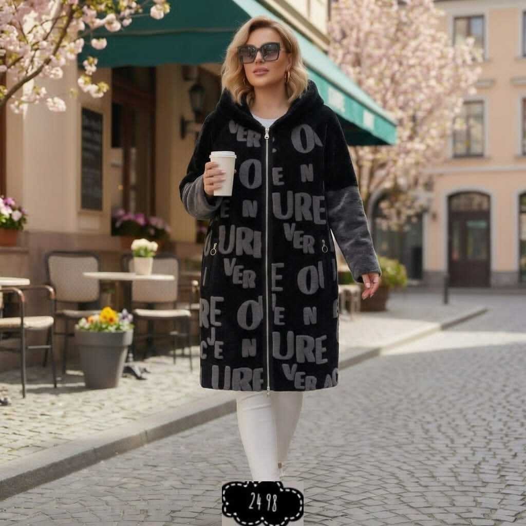 комбинированное пальто,стильное пальто,пальто женские,женская дубленка,пальто меховое