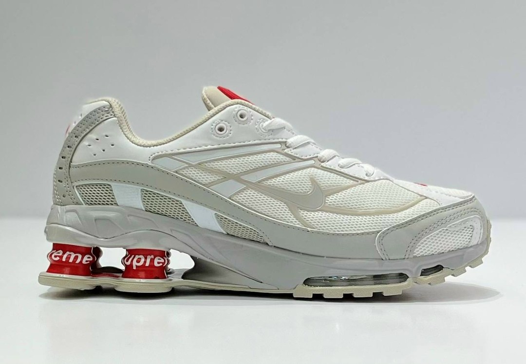 supreme x nike shox ride 2,кроссовки supreme,кроссовки supreme x nike shox ride 2 sp белые,кроссовки nike shox ride 2 x supreme white,supreme nike shox ride 2