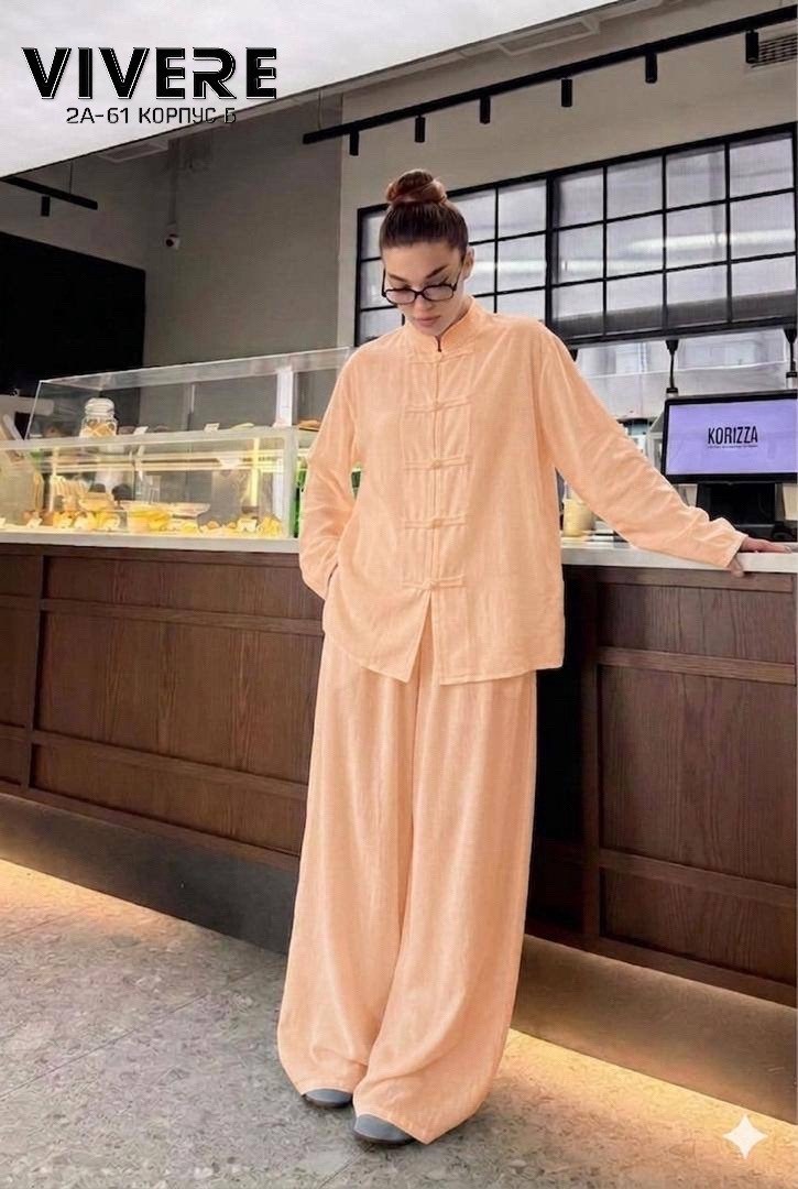 костюм женский брючный,традиционные китайские костюмы,костюм китайский,двойка костюм с брюками,летний брючный костюм двойка saboor