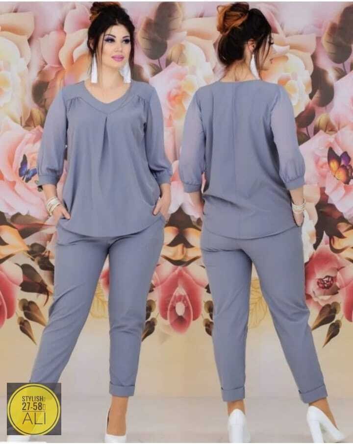 костюм двойка женская,стильные костюмы,трикотажные костюмы,костюм брючный серый,женские костюмы