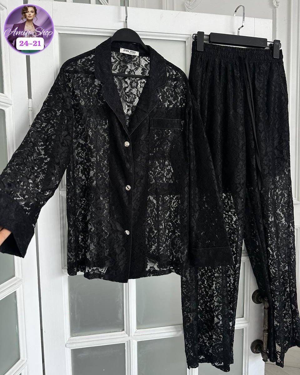 костюм кружевной брючный с поясом гипюр emberens,костюм двойка гипюр,гипюровый костюм,костюм женский кружевной брючный emberens,брючный костюм