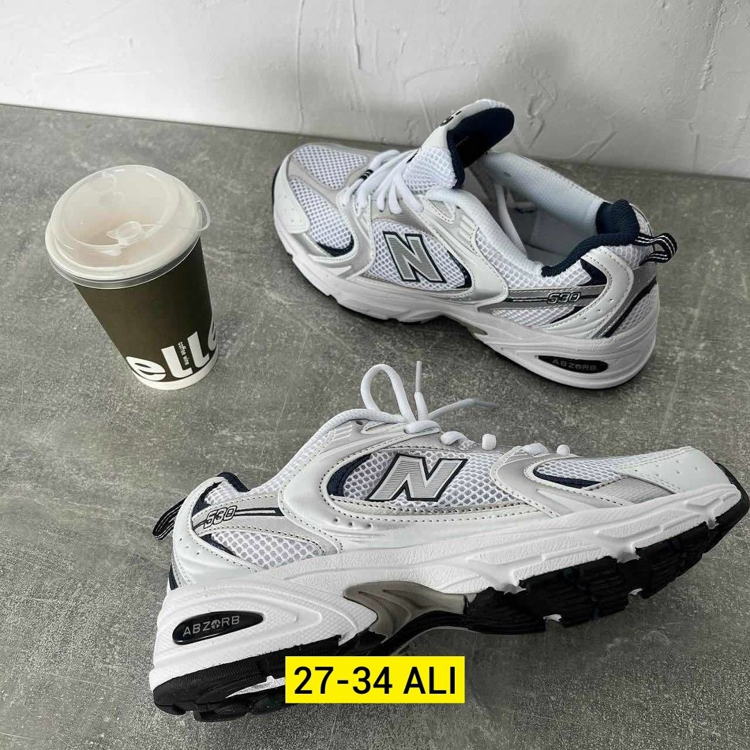 кроссовки new balance 530,женские кроссовки,new balance 530 white silver navy,кроссовки new balance 530 white silver,кроссовки new balance