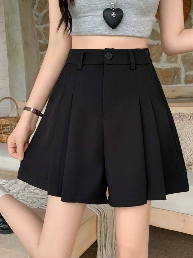 шорты повседневные,женские шорты,черные шорты женские офисные,шорты женские повседневные,широкие шорты