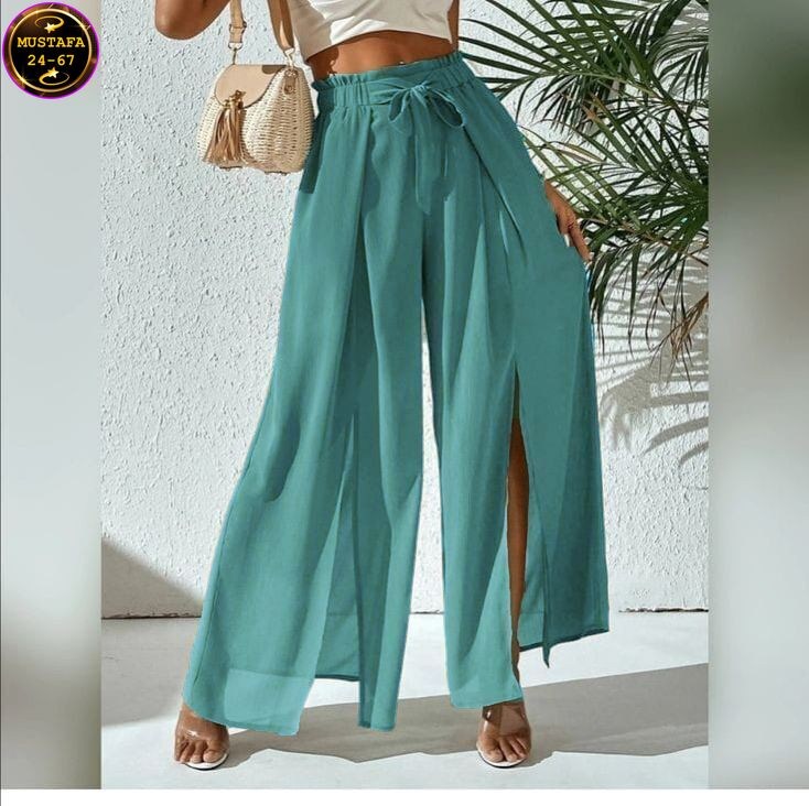 женские широкие брюки,брюки штаны широкие,женские летние брюки с разрезами,летние брюки женские,брюки женские летние палаццо арт. 11263381
