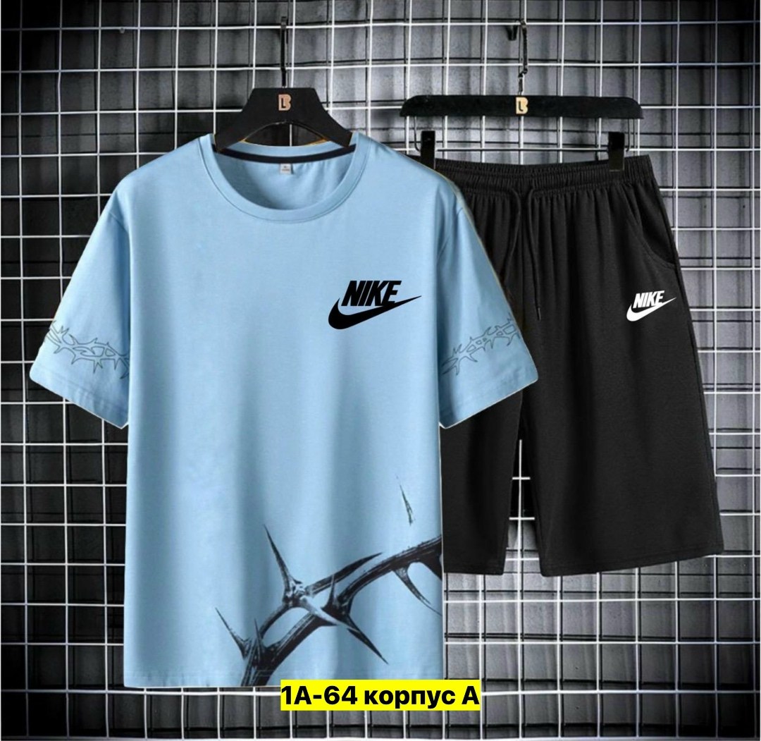 мужская мода,костюм летний с шортами и футболкой спортивный,мужская футболка,футболки nike,футболке