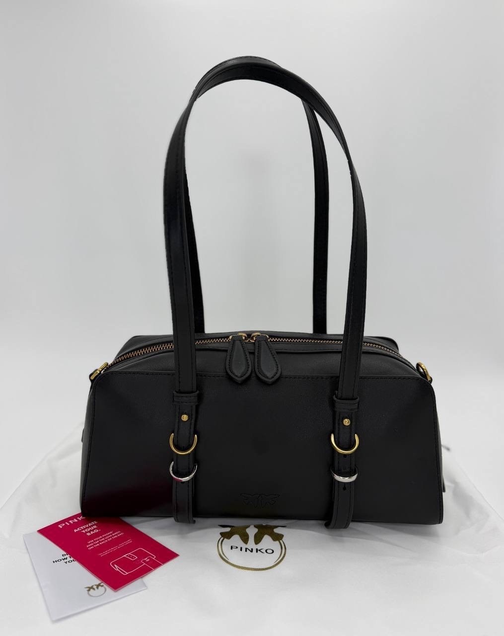 женская сумка pinko,сумка pinko,сумка pinko черный,сумка escape baguette pinko 105334/a0q0 чёрный,женская черная сумка escape baguette pinko