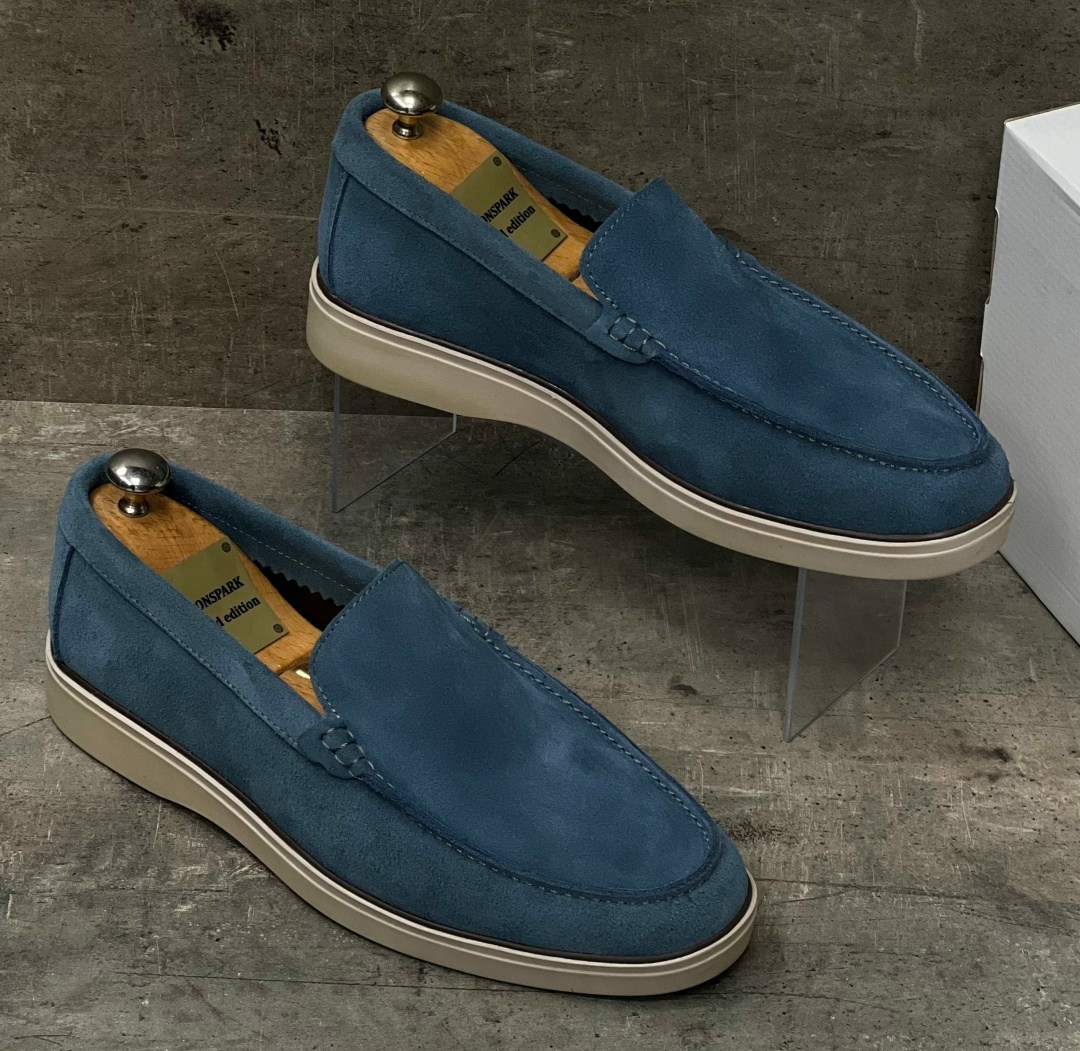 лоферы loro piana summer walk замшевые,мужские лоферы loro piana,,loro piana лоферы синие,мокасины лоро пиано мужские