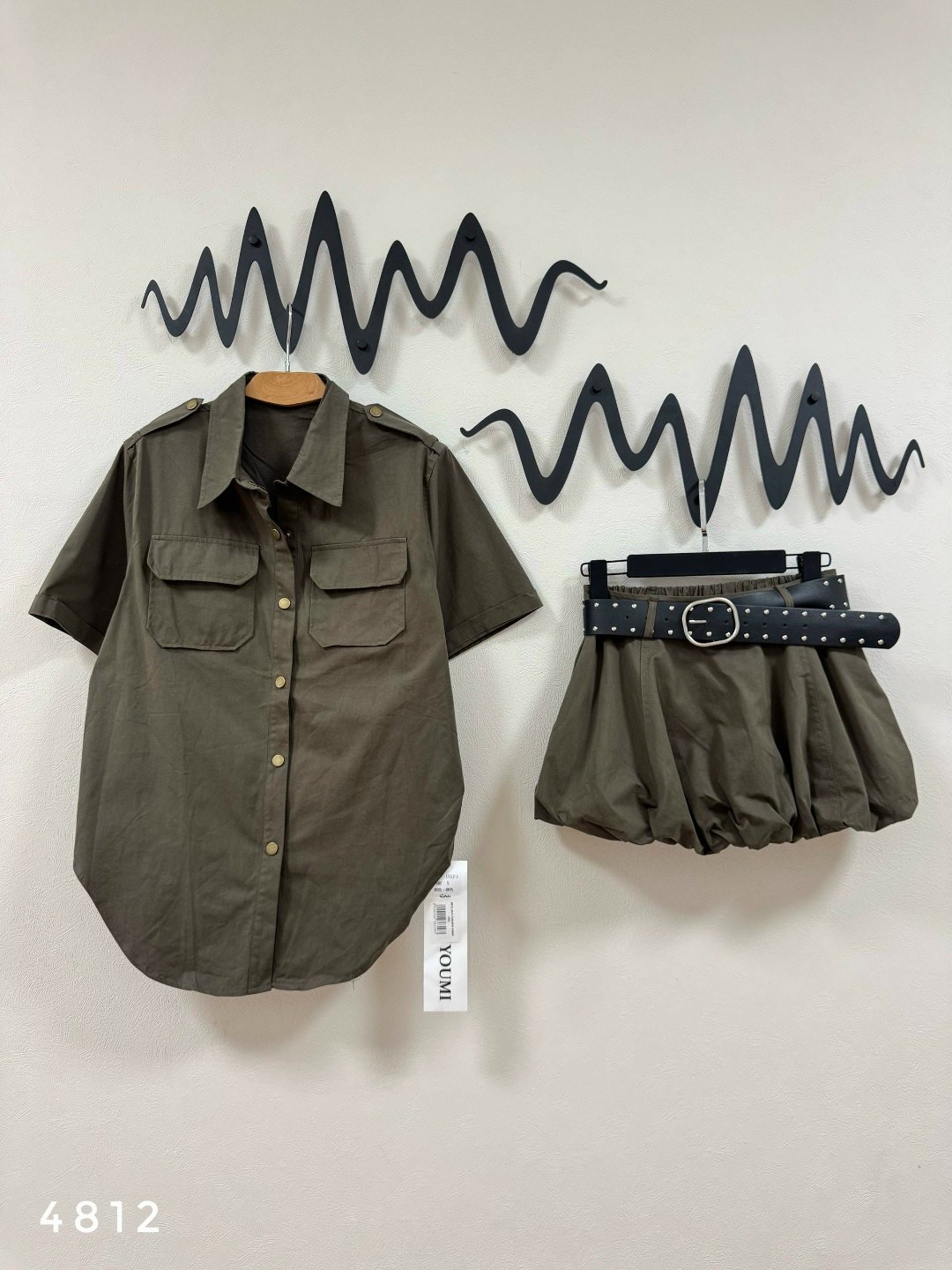 повседневная рубашка,рубашка с карманами,рубашка карго,комплект костюм,модная рубашка