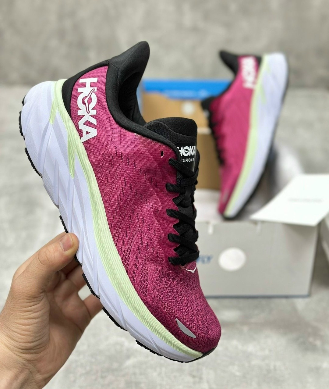 кроссовки hoka one one,кроссовки,кроссовки hoka one one clifton 8, для бега,кроссовки hoka