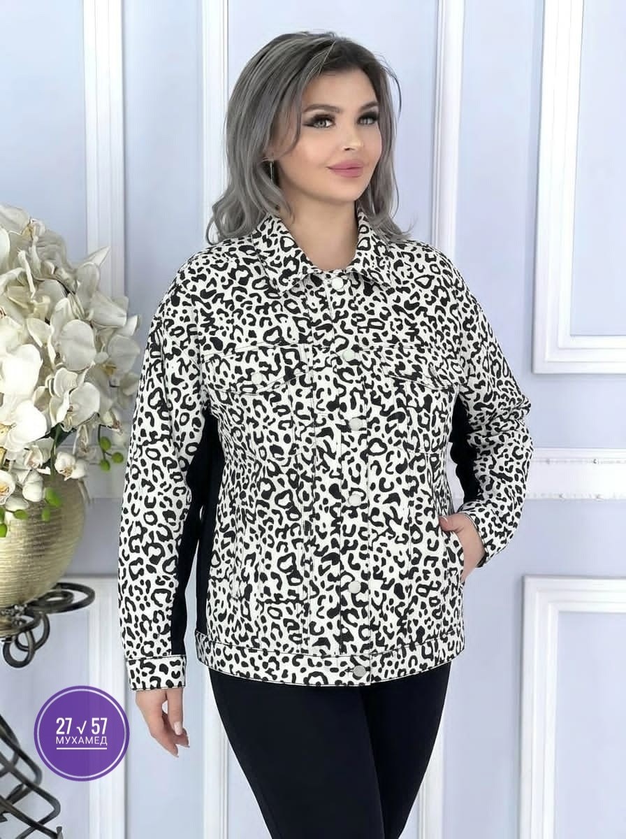 женская куртка,куртка комбинированная,куртка с принтом,стильная куртка,демисезонная куртка