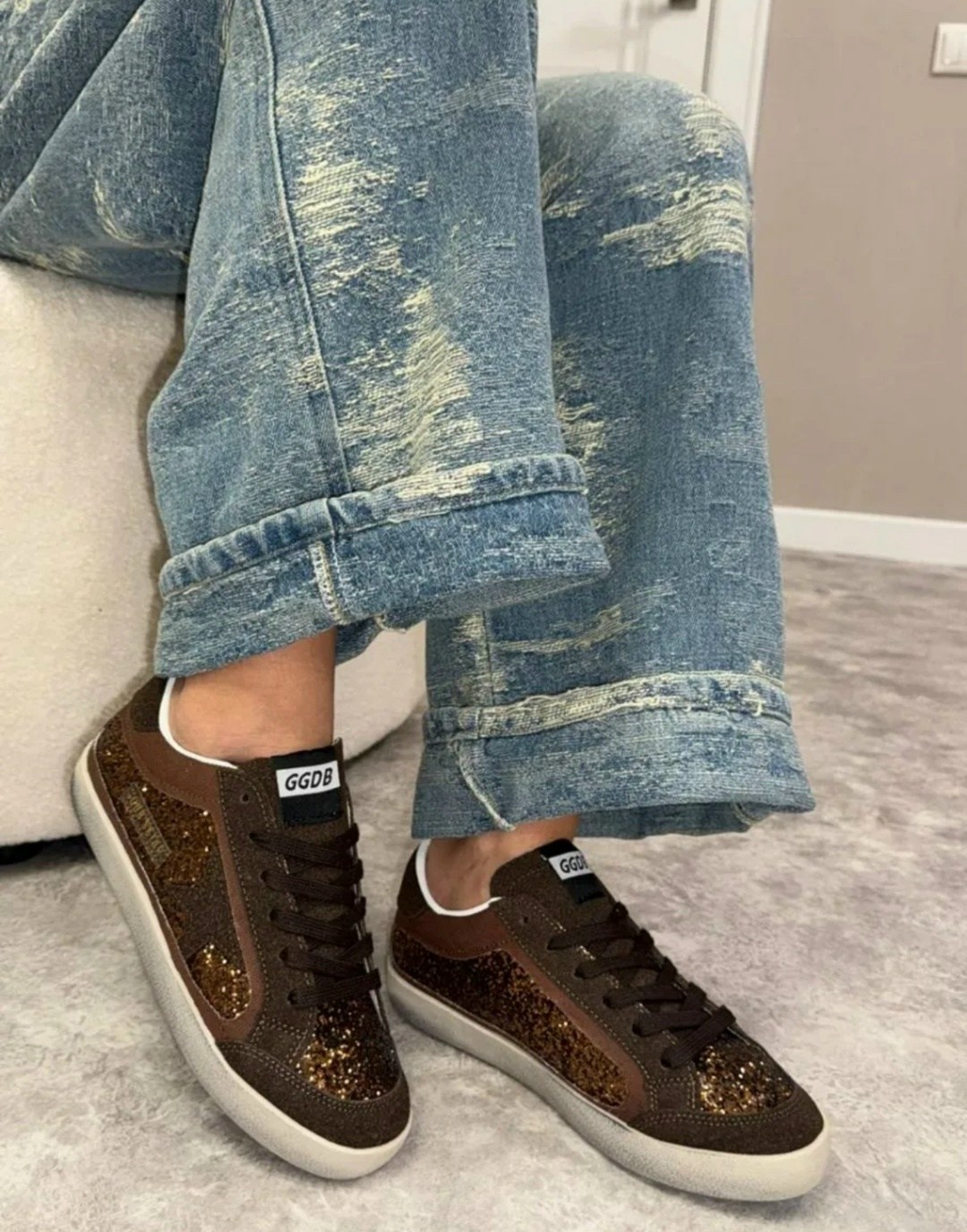 ,кеды женские golden goose,кроссовки golden goose с пайетками на платформе,кеды golden goose,кроссовки golden goose