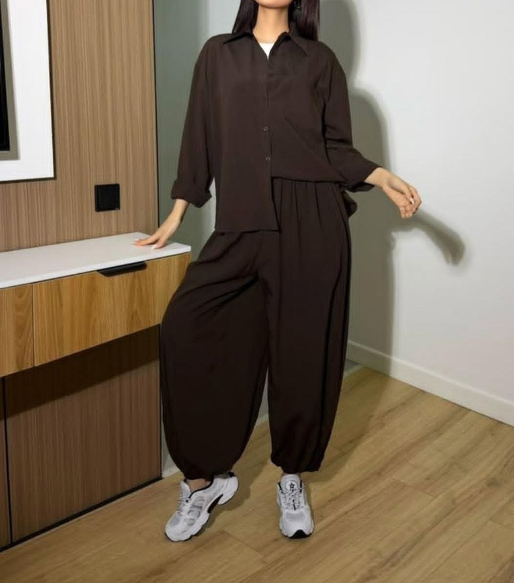 рубашка прямая свободного кроя,костюм с брюками,женская рубашка,брюки широкие