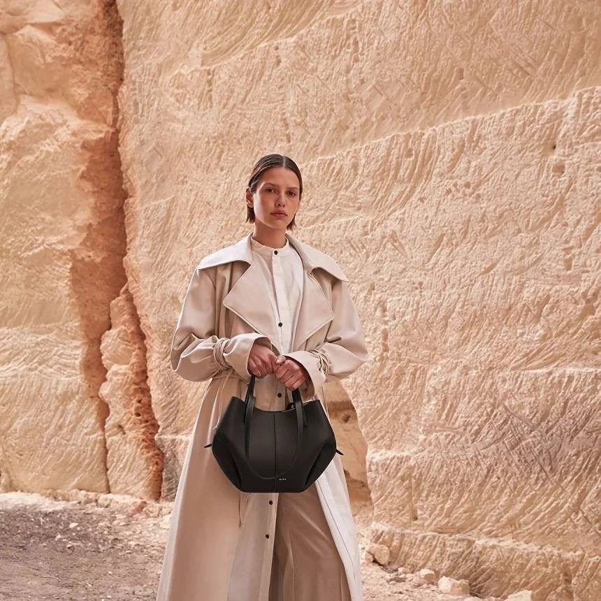 сумка,сумка polene,женская сумка,сумка черная,модные сумки