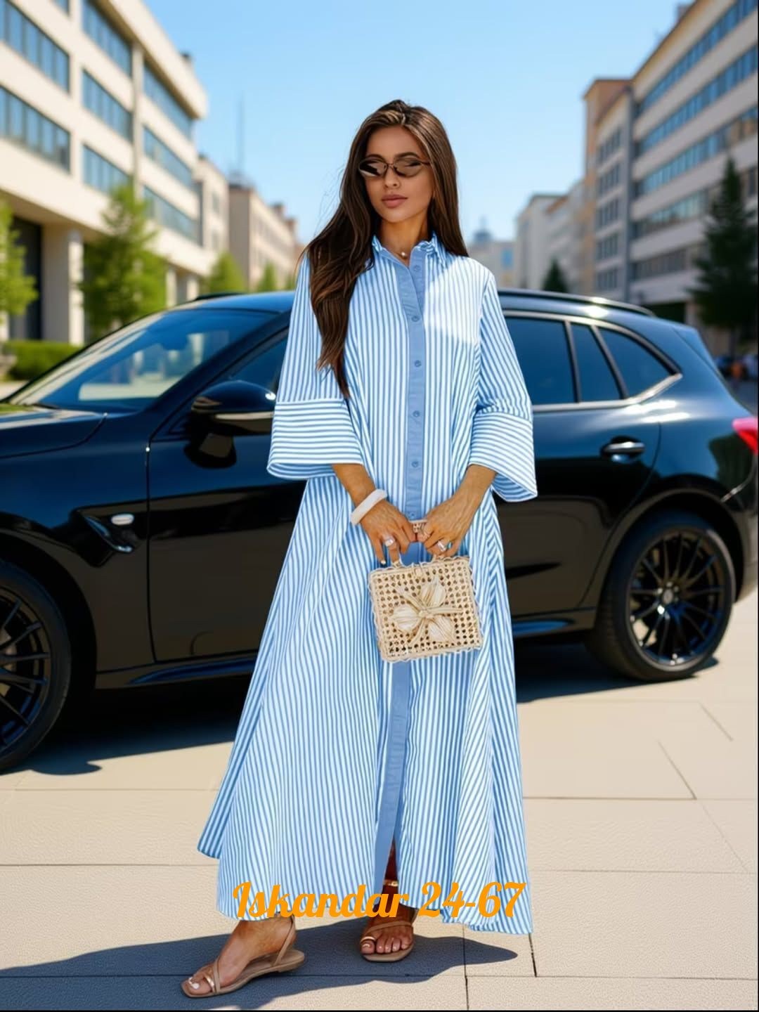 модное платье,длинное женское платье,платье женской,платье рубашка,длинное платье-рубашка в полоску