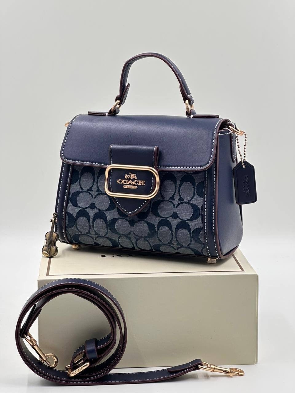 сумка женская coach,cумка coach,сумка coach синяя,сумка на плечо coach,сумка
