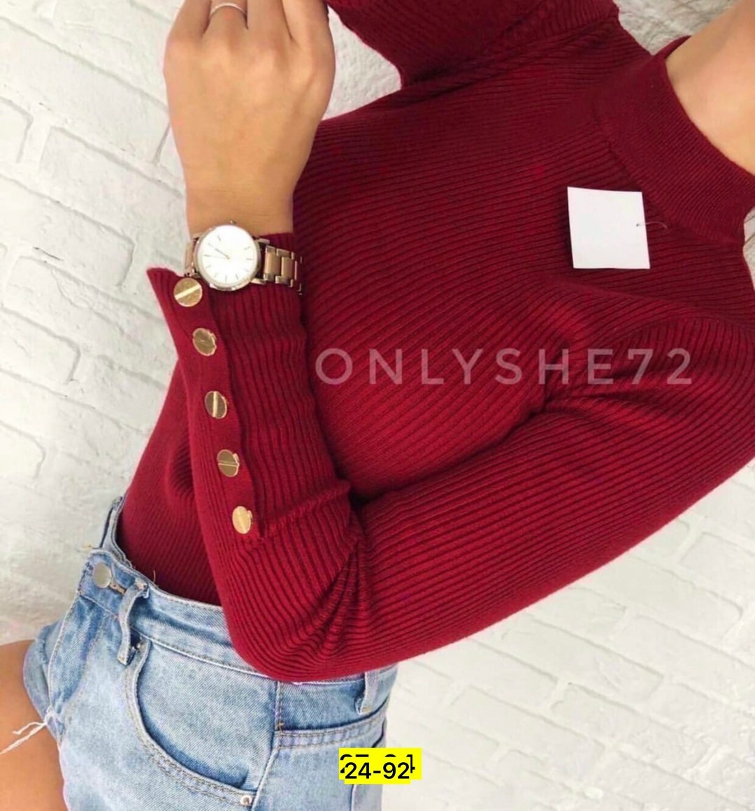 женская водолазка лапша,водолазка с пуговицами на рукаве,женский свитер водолазка с металлическими пуговицами,кофта,водолазка женская