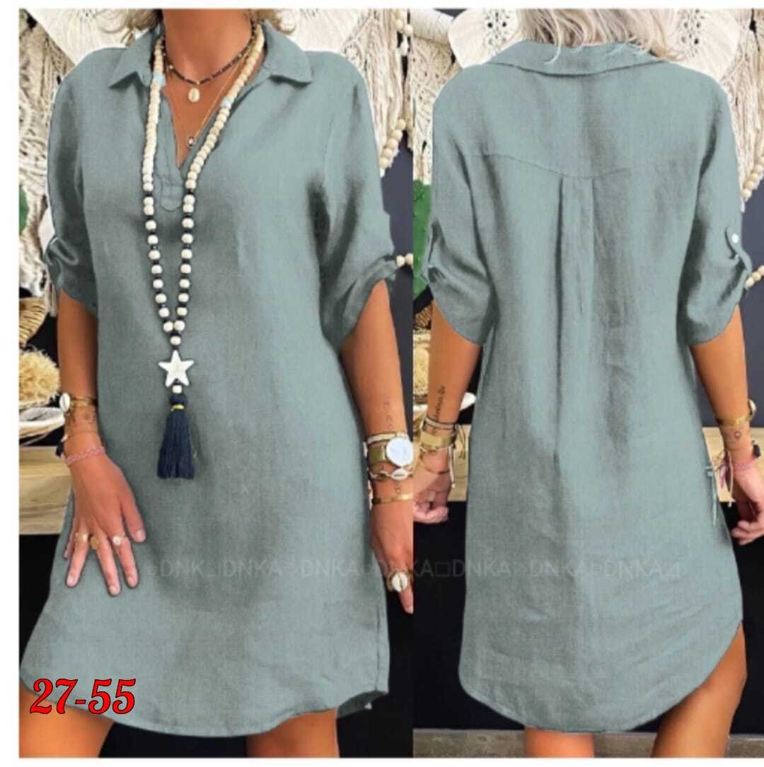платье лен,платье распродажа,платье женской,,платье рубашка женское свободное