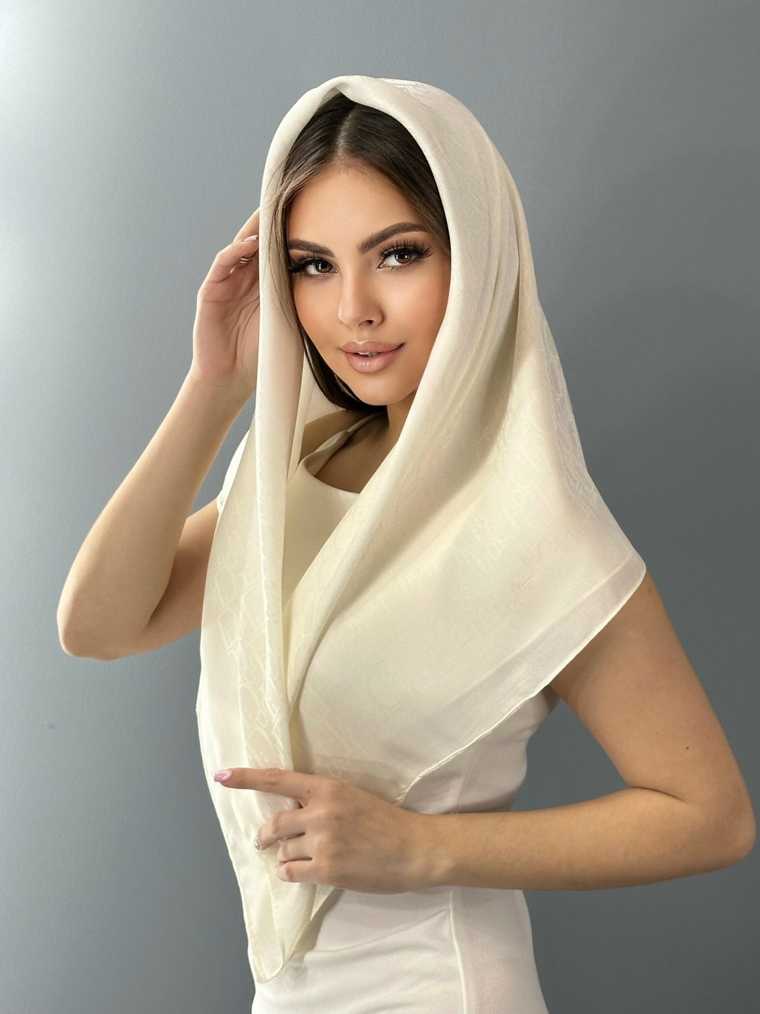 косынка женская,брендовый платок,атласный платок,платок шелковый женский,платок однотонный