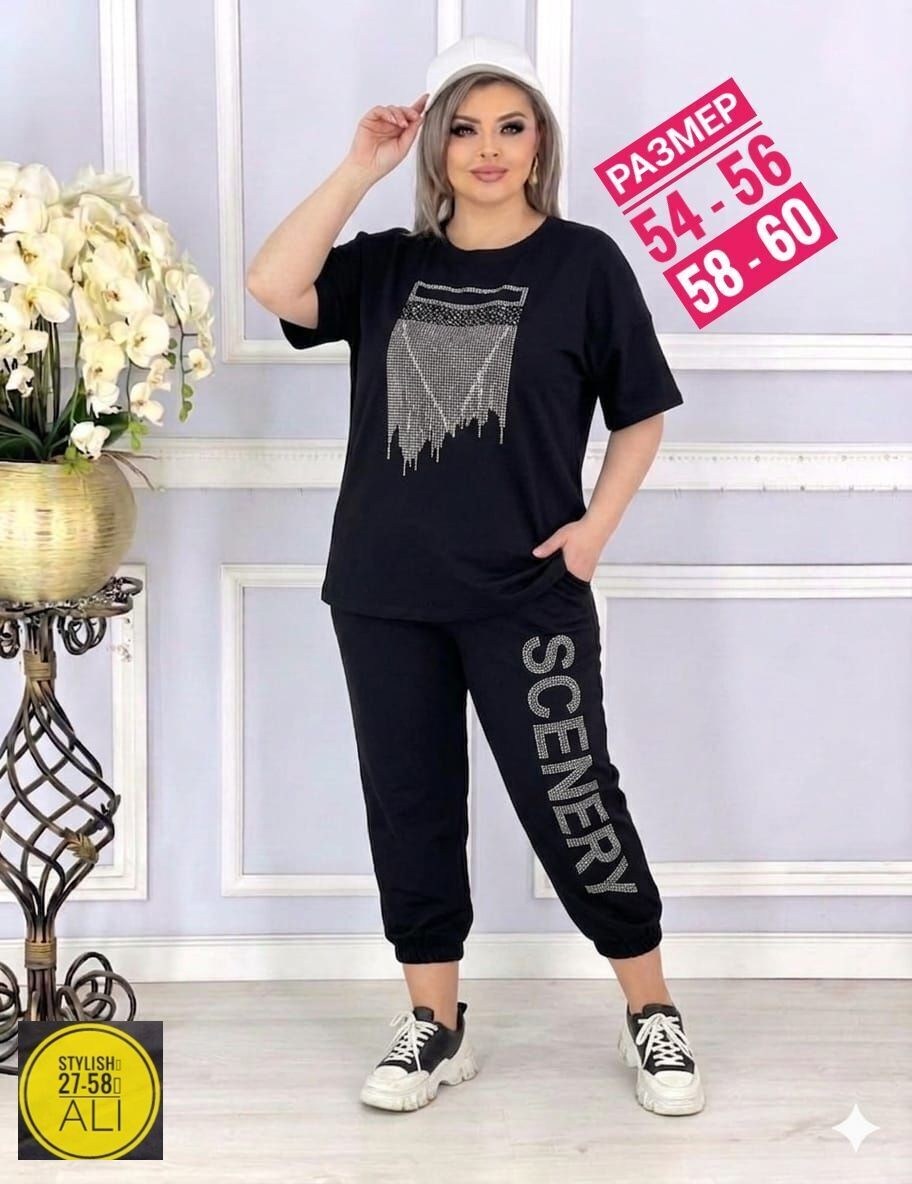 костюм спортивный женские летний,женский костюм двойка футболка/штаны nobilitas голубой (l размер),костюм двойка трикотаж,костюм спортивные женские костюмы,женские костюмы брючные