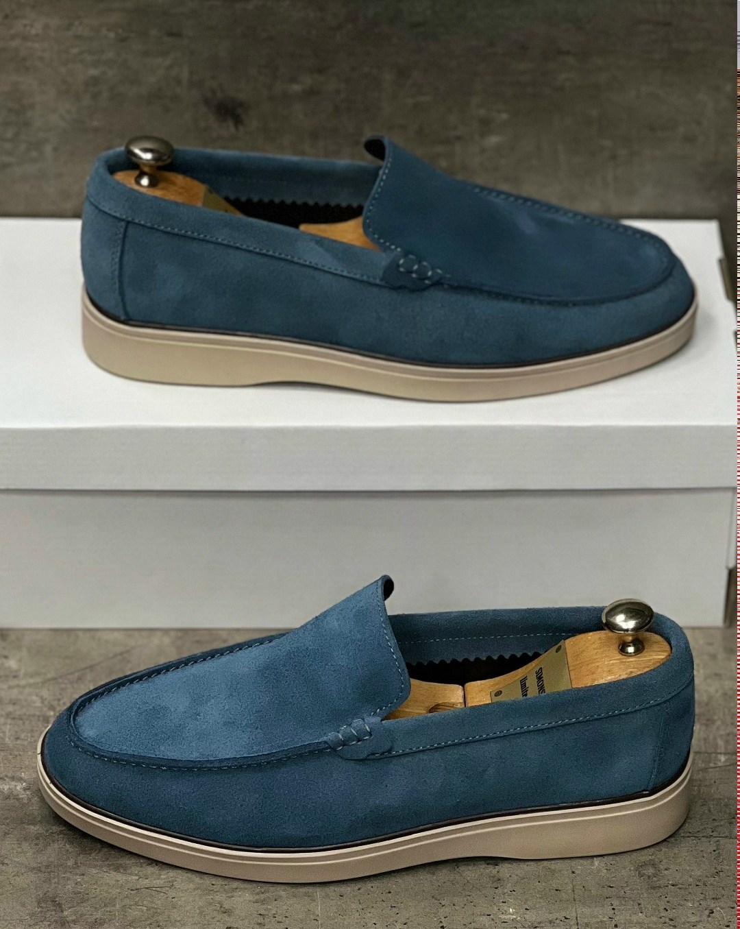 лоферы loro piana summer walk замшевые,мужские лоферы loro piana,,loro piana лоферы синие,мокасины лоро пиано мужские