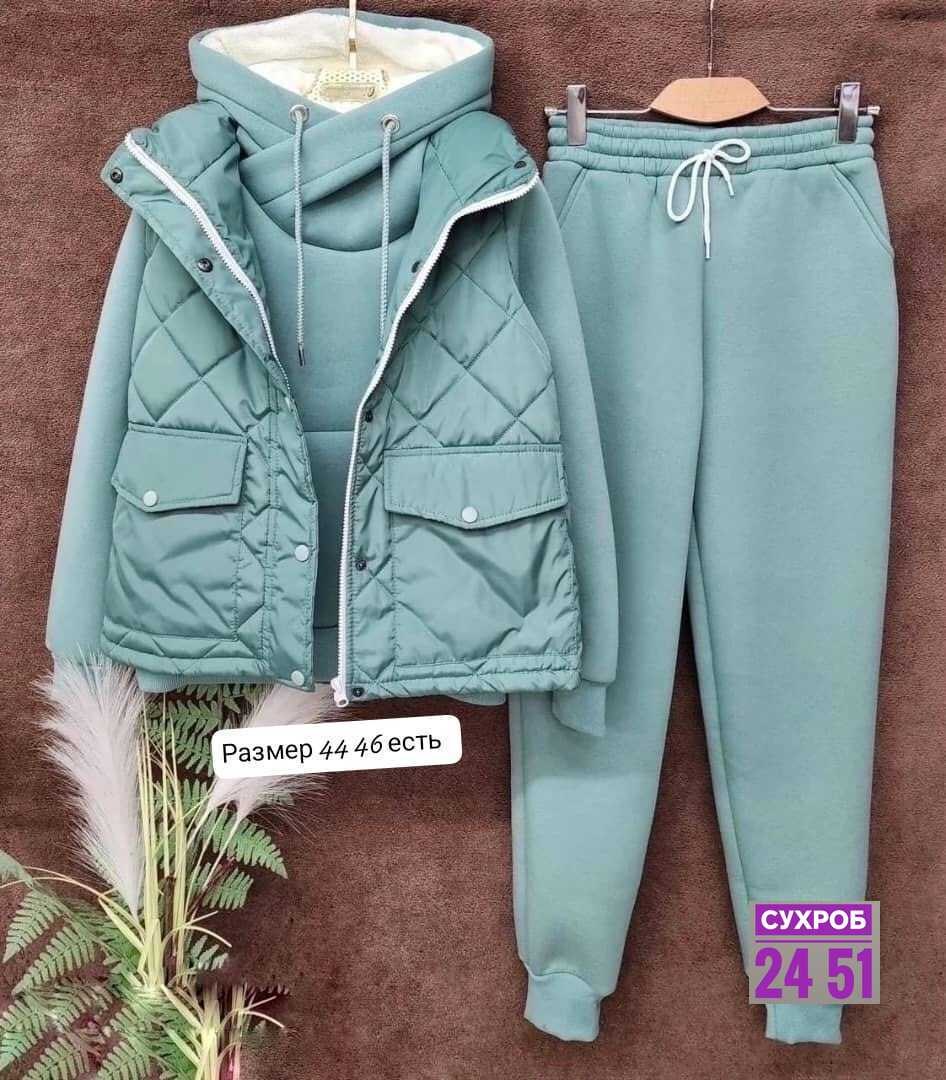 женский костюм тройка,костюм женский спортивный теплый тройка с жилетом,костюм на флисе,спортивный костюм тройка с жилеткой женский,костюм тройка