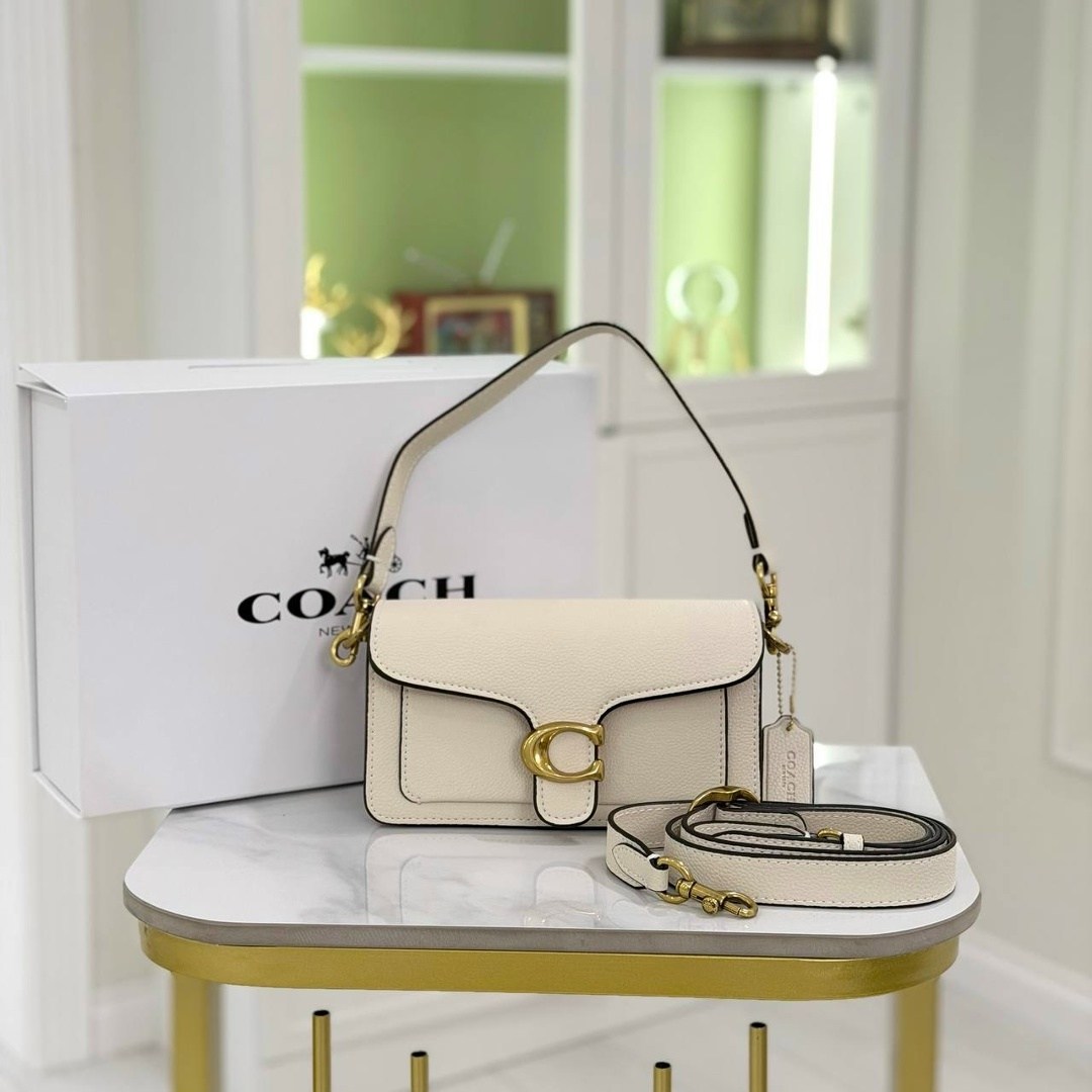 модная сумка,женская сумка coach,сумка coach,дизайнерские сумки,сумка coach tabby белая