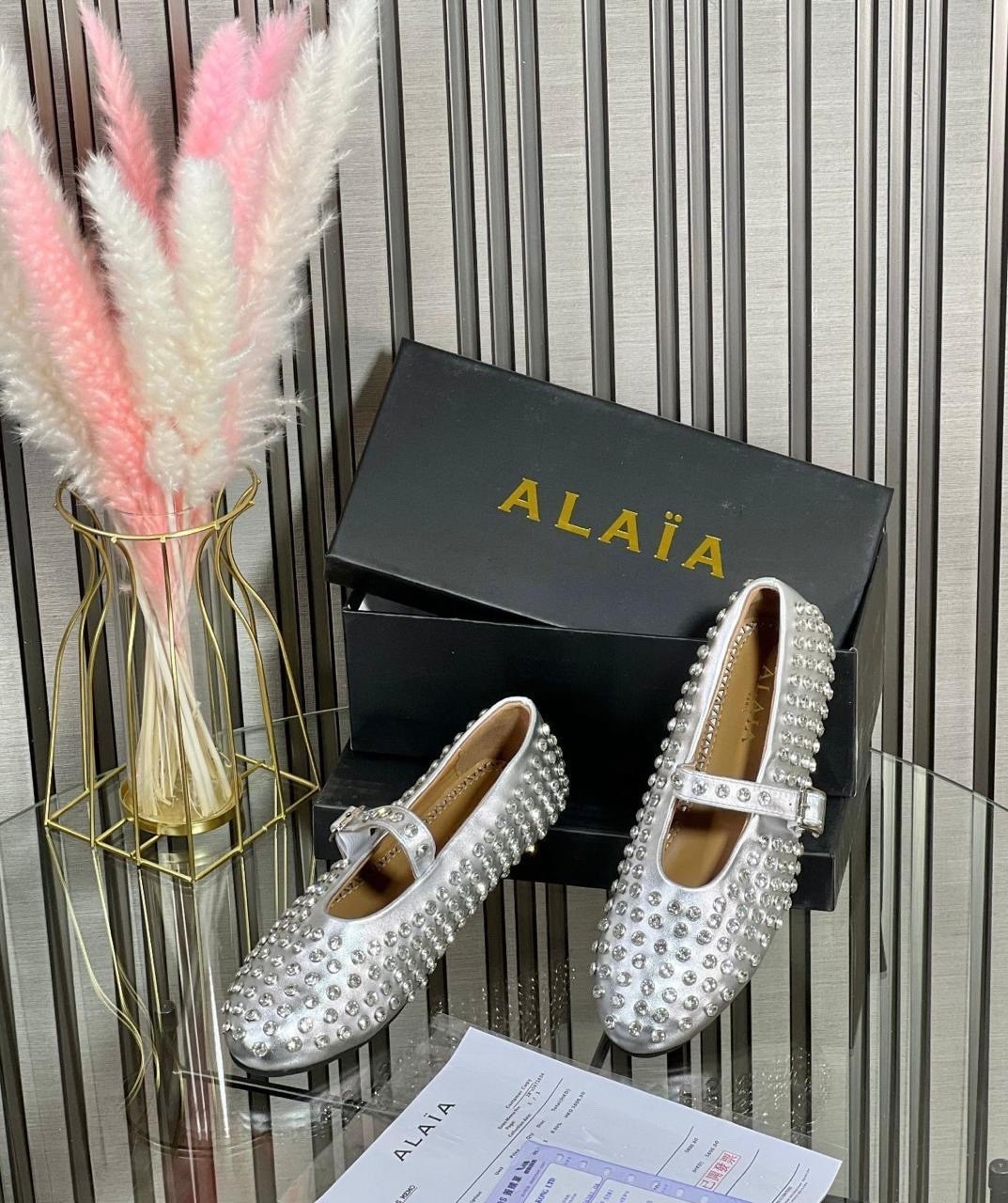 alaia балетки,,alaia ,мюли эконика,женская