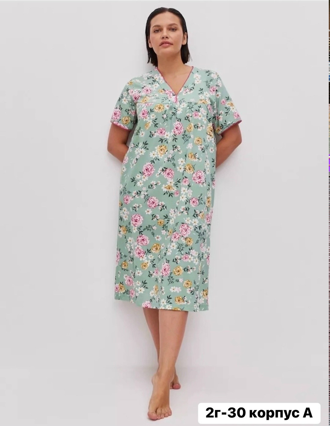 ночная сорочка хлопок трикотажная mironia,ночная сорочка трикотажная хлопок,сорочка ночная женская,ночная сорочка,сорочка женская