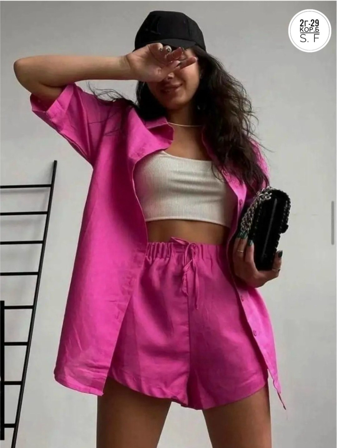 одежда мода,костюм оранжевый,костюм шорты и рубашка оранжевый,стиль оверсайз